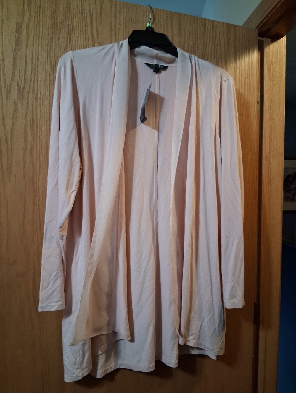 Lauren Ralph Lauren cardigan overlay coverup , lightweight 2X, Long Sleeve